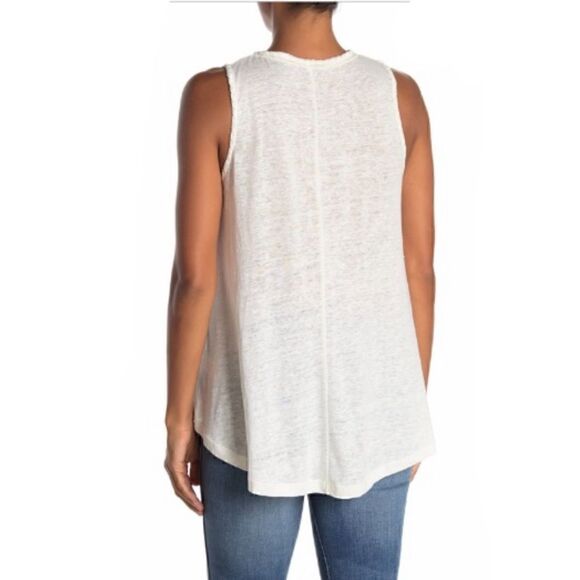 NWT MSRP $98 Frye Linen Swing Tank Top Women's Size XS - Picture 3 of 9
